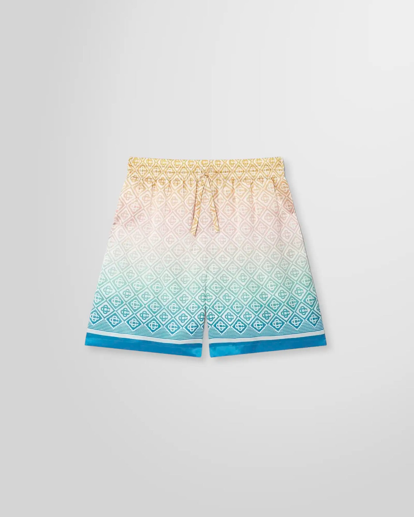 Casablanca Gradient Monogram Silk Shorts