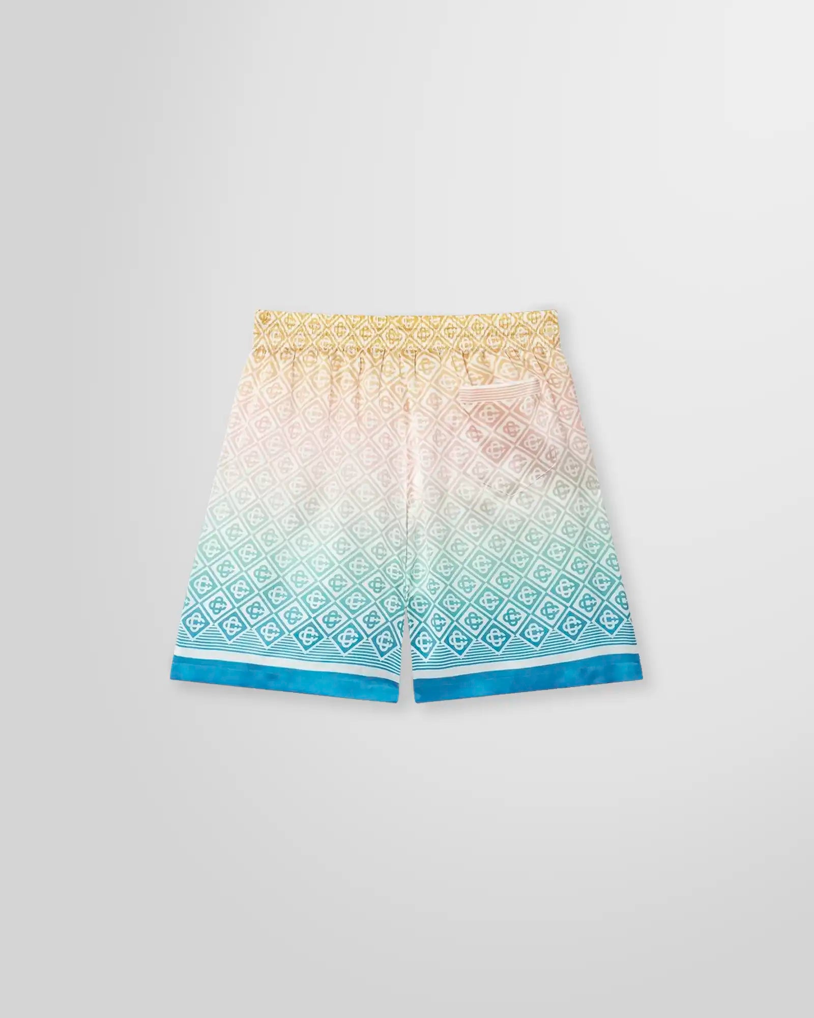 Casablanca Gradient Silk Shorts