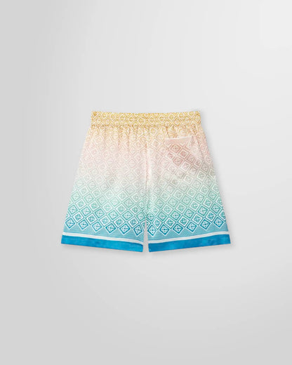 Casablanca Gradient Silk Shorts