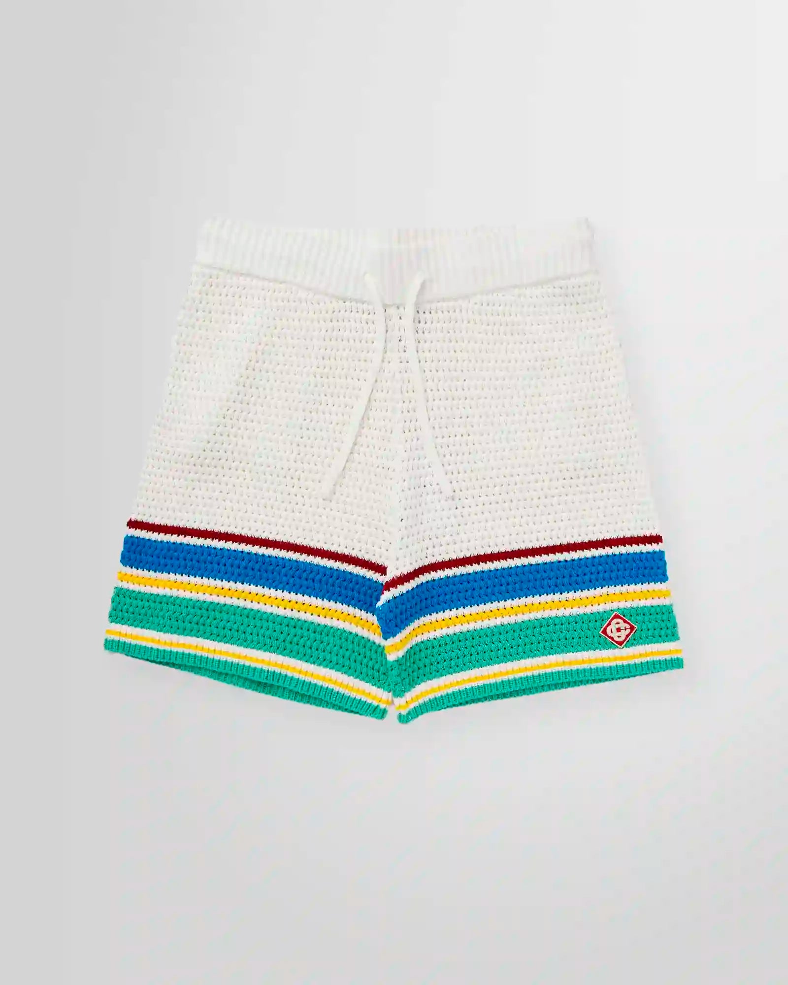 Casablanca Crochet Tennis Shorts