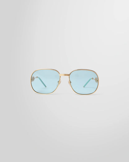 Casablanca Gold Mint Square Sunglasses