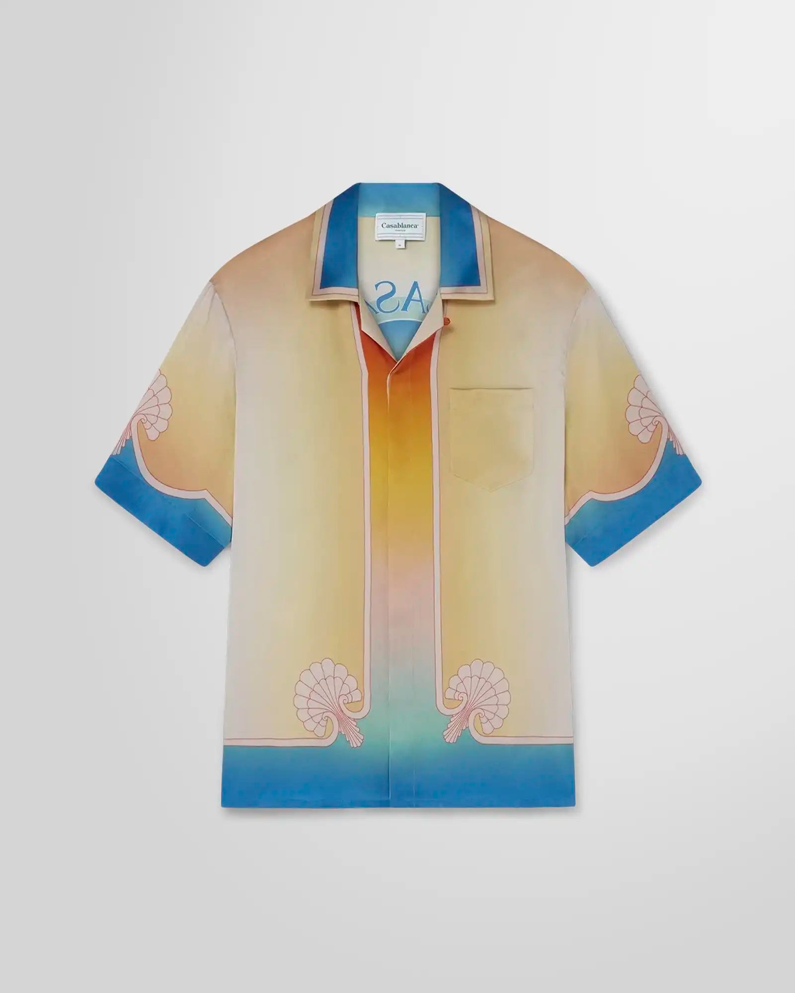 Casablanca L'Arc Coloré Gradient Silk Shirt