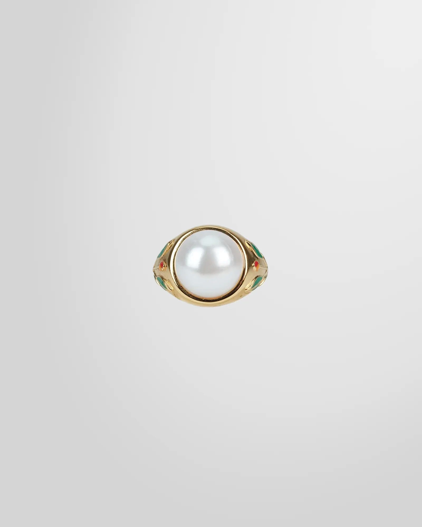 Casablanca Pearl Signet Ring