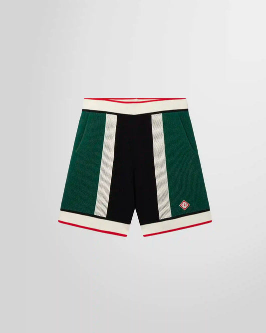 Casablanca Striped Mesh Shorts