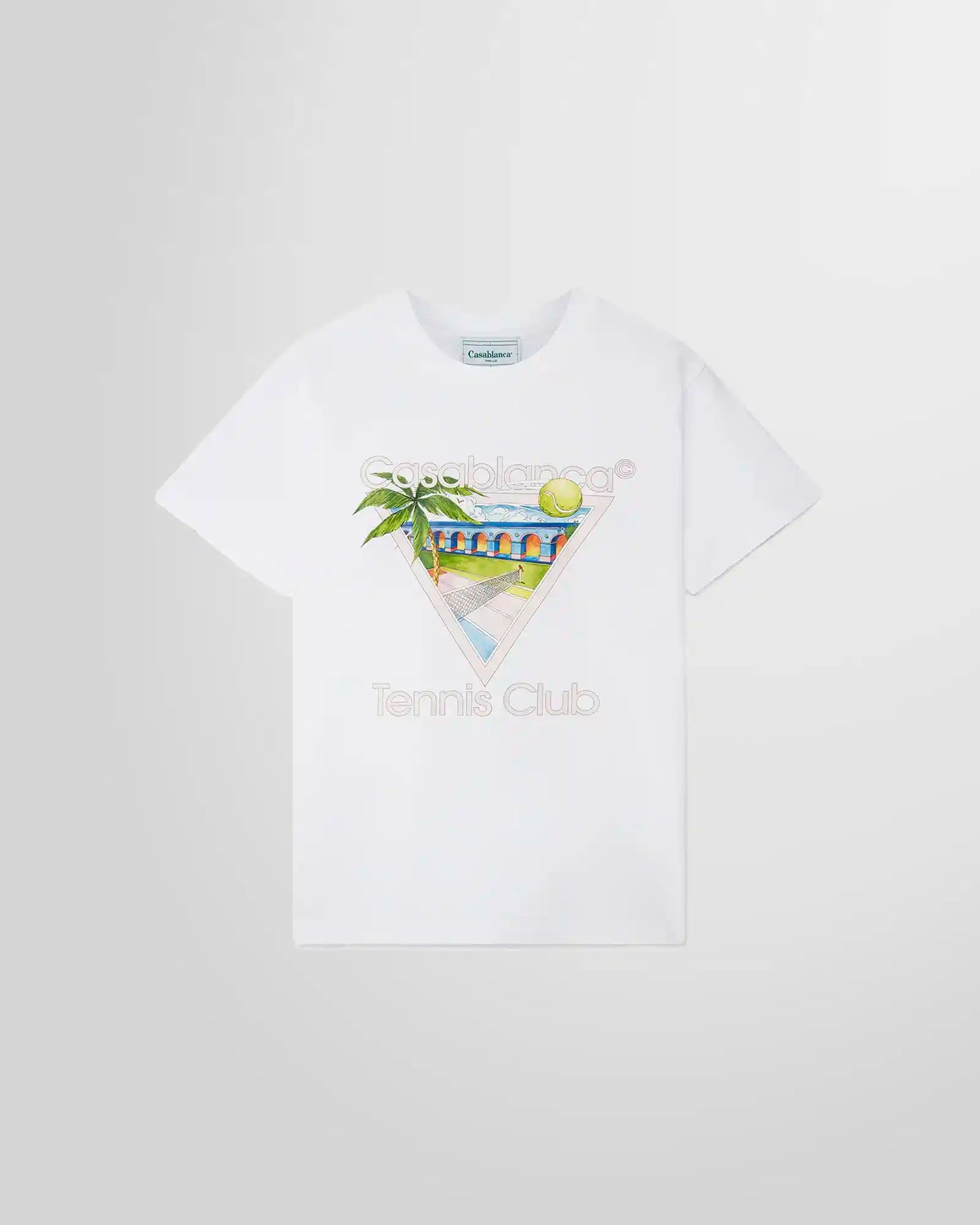 Casablanca White Tennis Club Icon T-Shirt