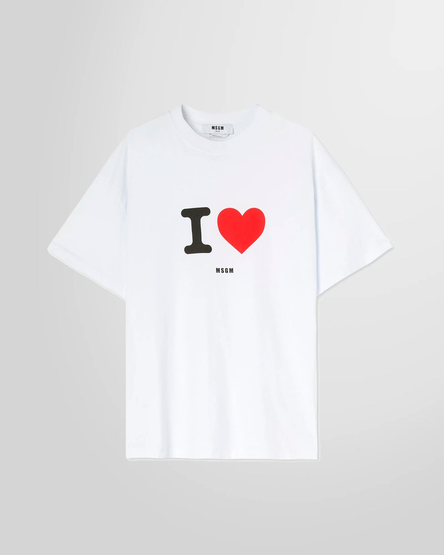 Msgm I Love Printed T-Shirt