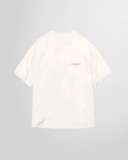 Represent Owners Club White T-Shirt with bubblegum logo print