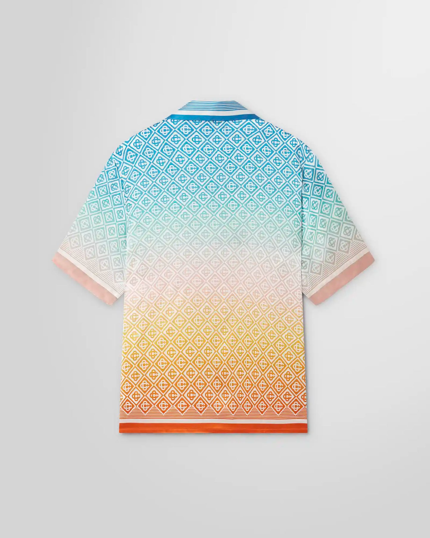 Casablanca gradient monogram silk shirt back view